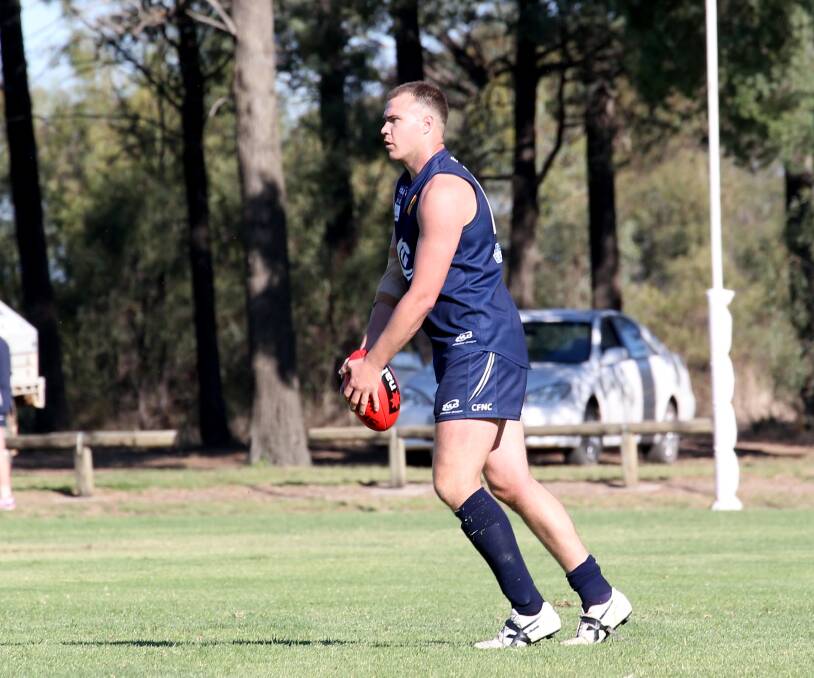 CITED: Coleambally footballer Josh Hamilton has been cited by Charles Sturt University for an alleged head butt. Picture: Anthony Stipo