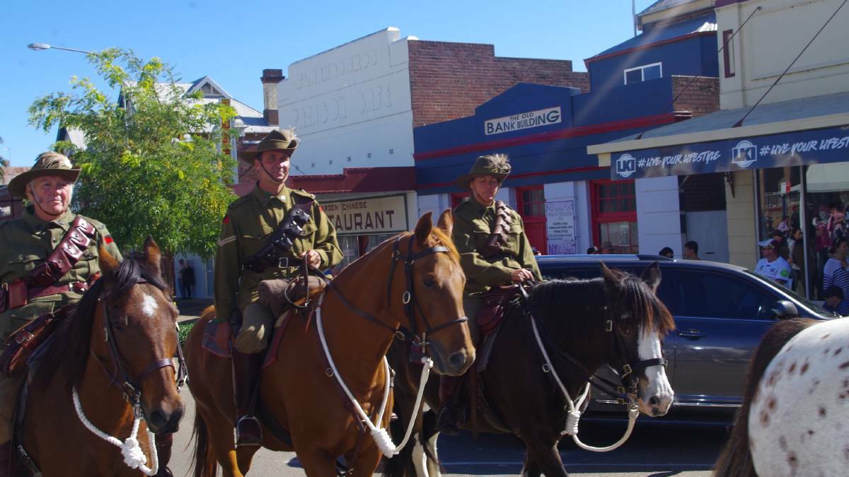 Anzac Day march in Harden. Pictures: John McLaurin