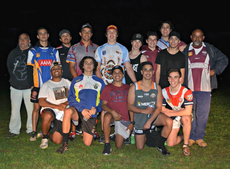 Ready to rip in: The Frog Hollow Yindyamarra Sporting Association Griffith under 17s side to compete at the Koori Knockout. Picture: Ben Jaffrey