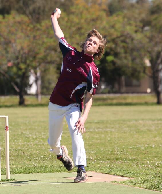 Top performer: Chris Hayes was a major difference with both bat and ball in Coly's opening third-grade win. 
Picture: Anthony Stipo