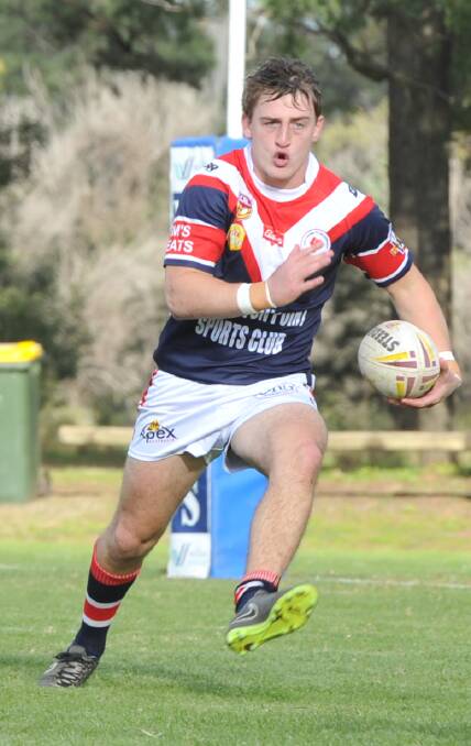 SAYING GOODBYE: Josh Veivers will leave a big gap at the fullback position for the Roosters. Picture: Riley Krause. 