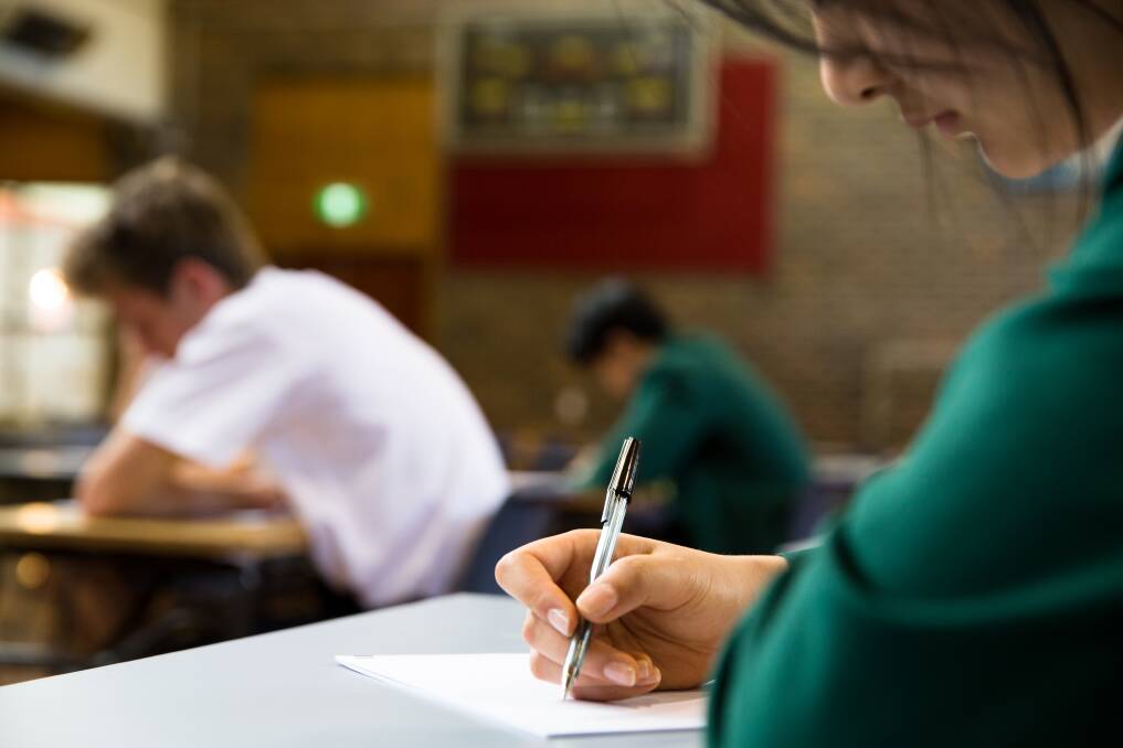More than 70,000 students sat their first HSC exam on Monday.