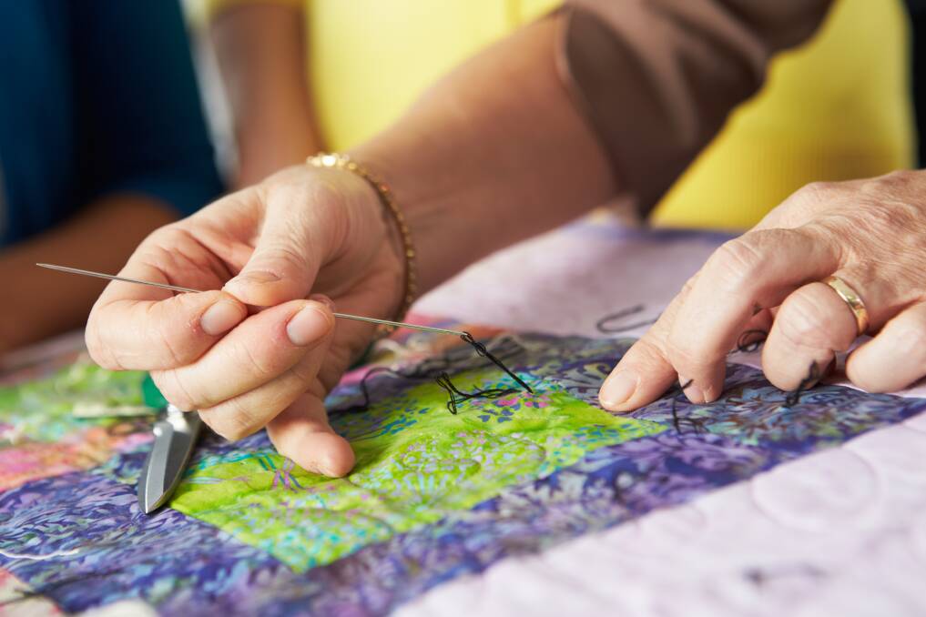 CRAFTY: Join the Quilters Group at the Youth Hall and explore your creative side.