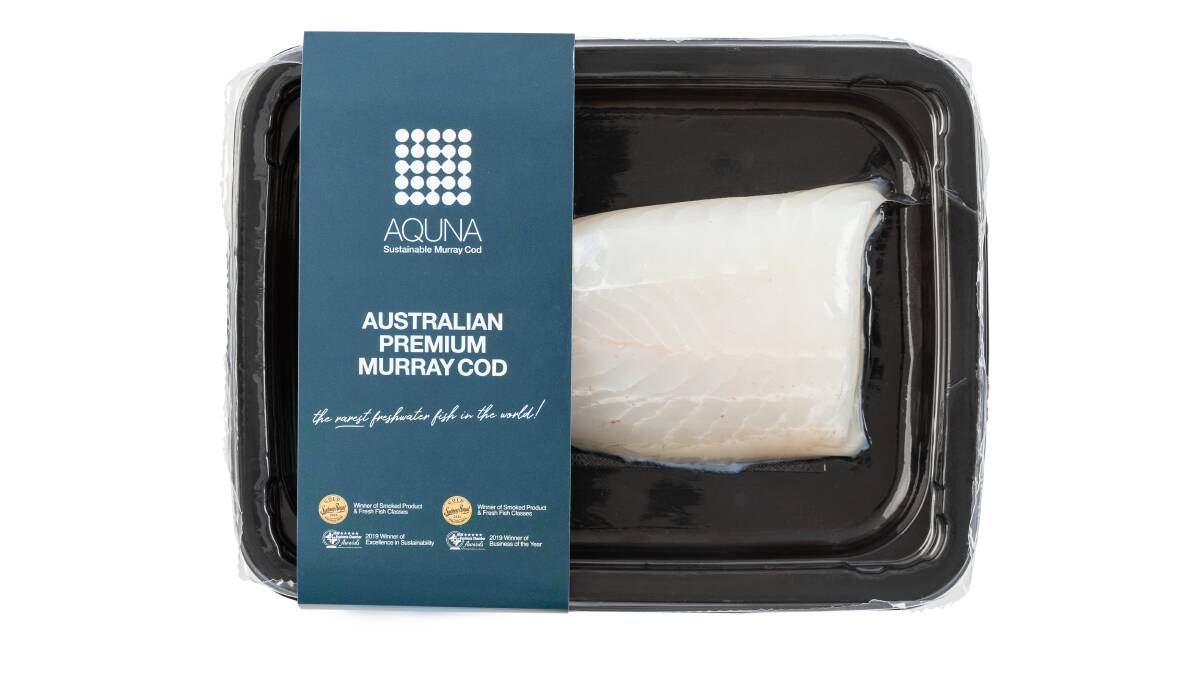 SYDNEY BOUND: Aquna Murray Cod package ready for sale PHOTO: Lynsey Reilly