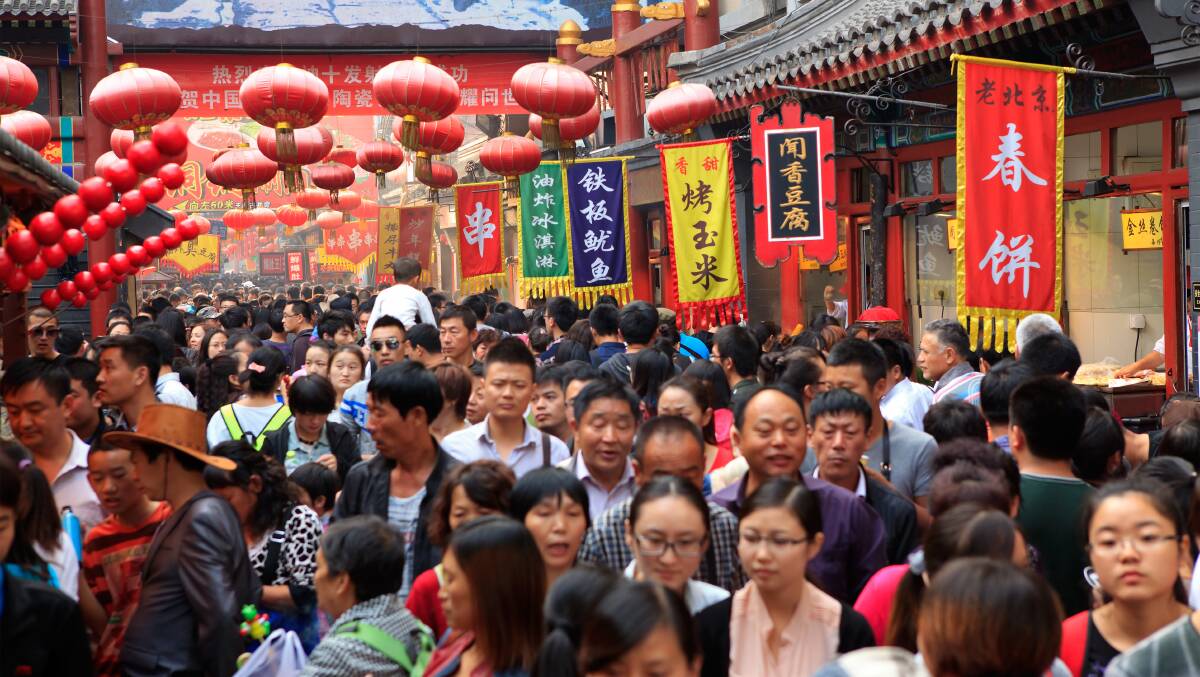 A China with fewer people will not be so hard to handle. Picture: Shutterstock