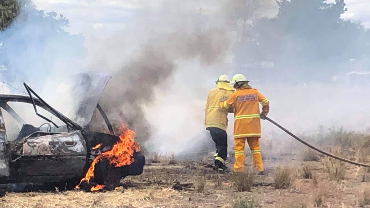 Burning cars were doused and rookie teeth were cut at the Coleambally Rural Fire Service station on Saturday as the Coleambally RFS brigade hosted a joint MIA training exercise.


