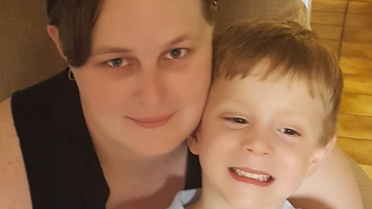 Pump fundraiser: Coleambally resident Iszac Miller Schmidt with mum Tegan who has been overwhelmed by the support she has received. PHOTO: Roz Schmidt 