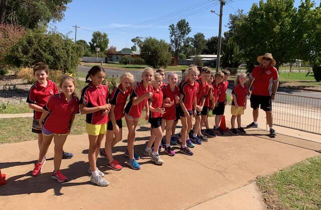 St Peter's students ran in their school's cross country this year