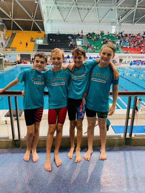 Students Riley Perkins, Dallas Hickey, John Star and Logan Goudie have once again made their school proud with their inter-school swimming.