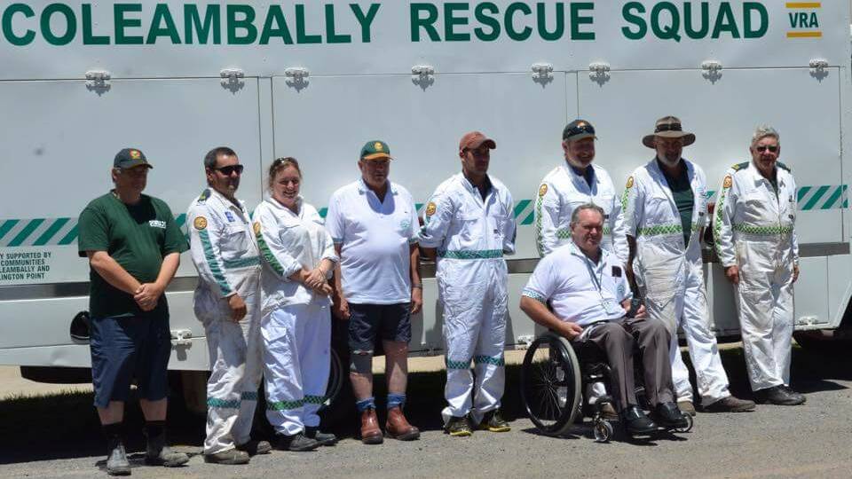 SAFETY FIRST: The Coleambally Rescue Squad was first formed in 1976. 