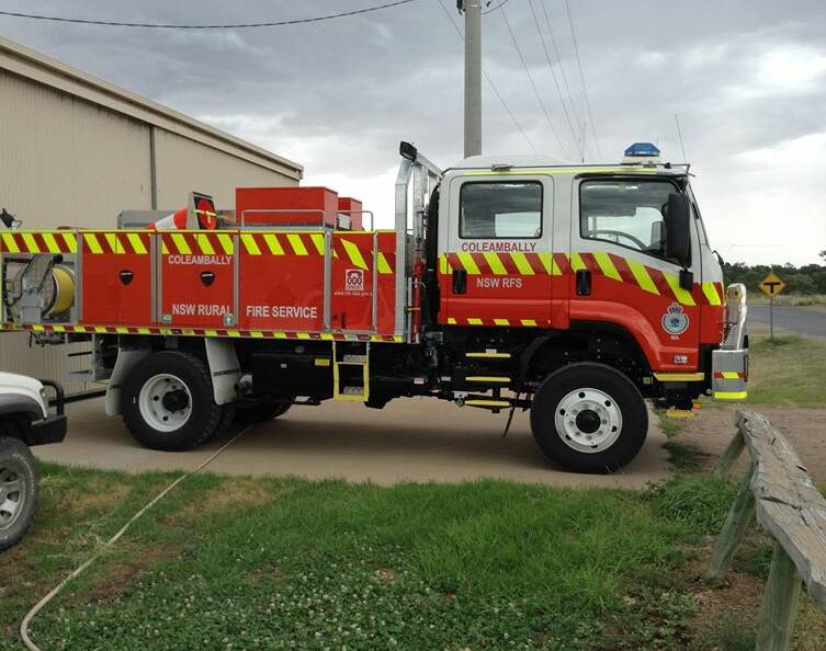 STOP DROP AND ROLL: The Coly Fire Brigade will be showing off their new truck on the weekend.