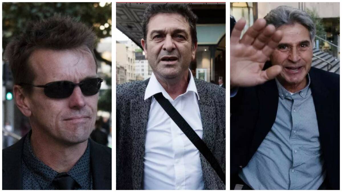 Andre Turner, Marcello Casella and Francesco Polimeni in Sydney. Photos: James Brickwood