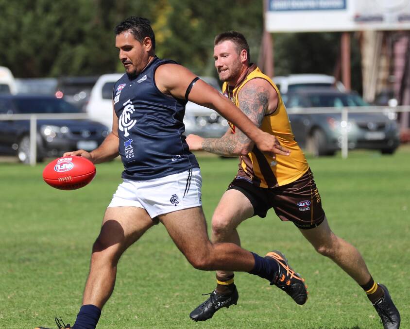 After a tough day out against the Hawks last week, Coleambally recovered, including forward Dwayne Weetra who kicked four goals. 