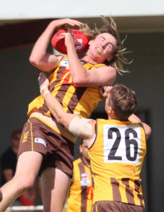 Kyle North-Flanagan played a strong game in a change of position for depleted Hawks. 