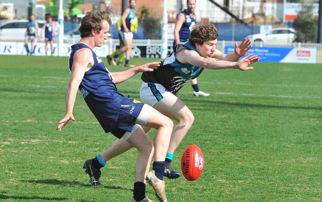 BIG WEEK: The Jets' Paddy Bray backed up a big game at North Wagga last week with a best-on-ground effort at Coleambally. 
