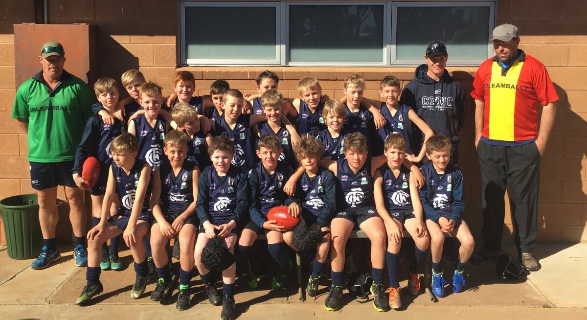 BIG GAME: Coleambally's under 11s side who will take on Leeton-Whitton this weekend in the grand final in Barellan. PHOTO: Contributed