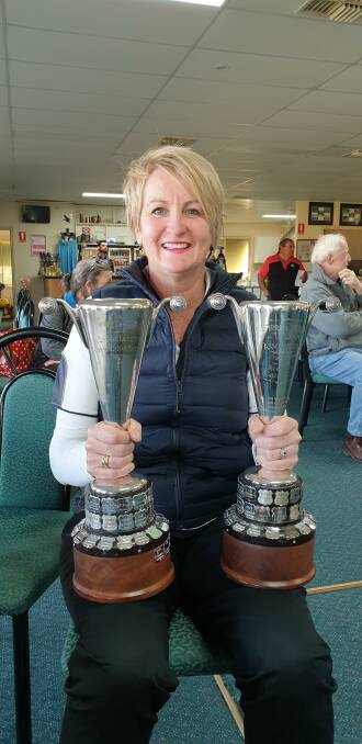 ON TOP: Marg Naseby was crowned Ladies Champion at the WRDGA Champion of Champions. PHOTO: Contributed