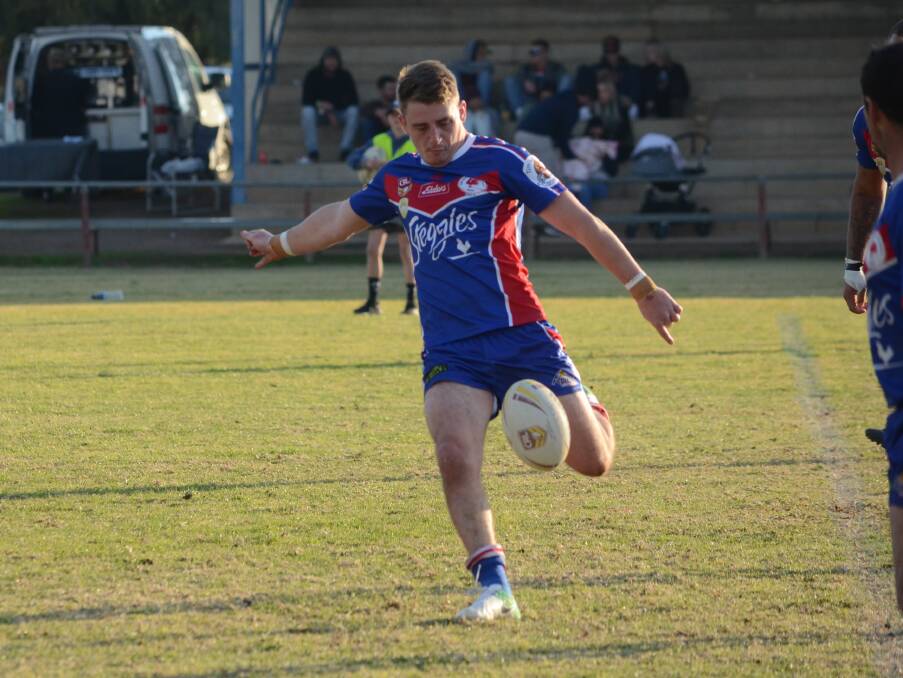 MAIN MAN: DPC's Josh Veivers was instrumental in his side getting a point out of their clash with West Wyalong. PHOTO: Liam Warren
