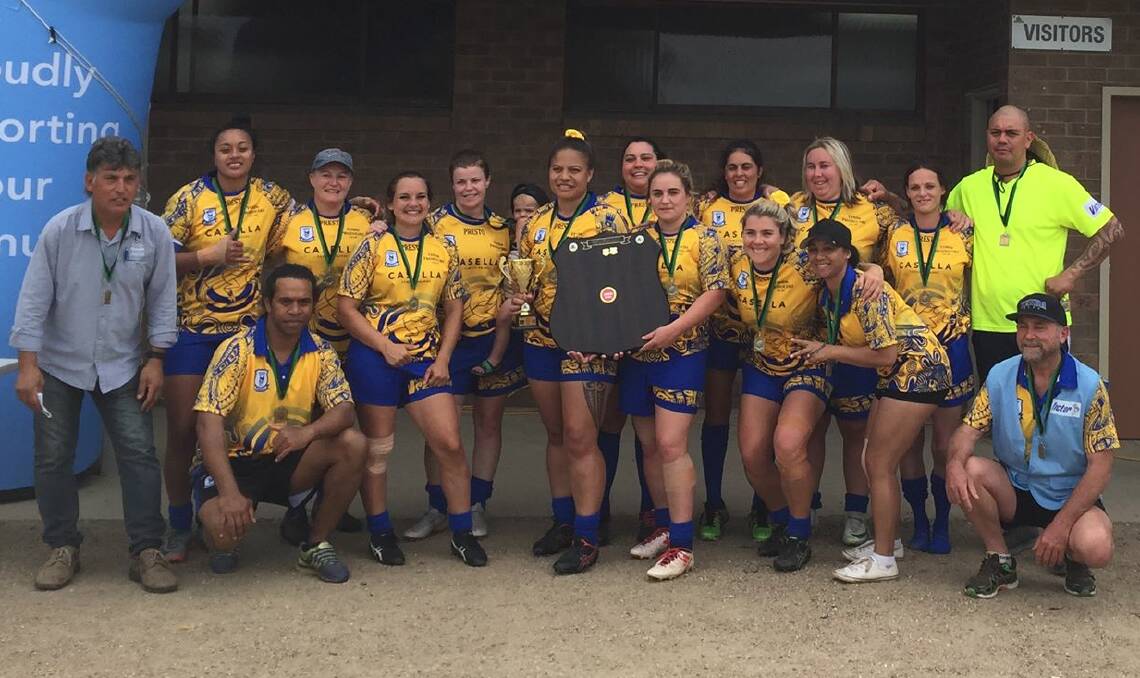 THREE STRAIGHT: Yenda have taken out their second straight Albury 9s title after defeating Wagga Kangeroos 16-0 on Sunday. PHOTO: Contributed