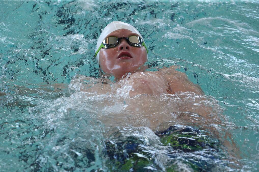 TOP PERFORMANCE: Coleambally's Xavier Jones had a good day in the pool picking up a first, second and a third at the recent swim meeting in Griffith. Picture: Anthony Stipo