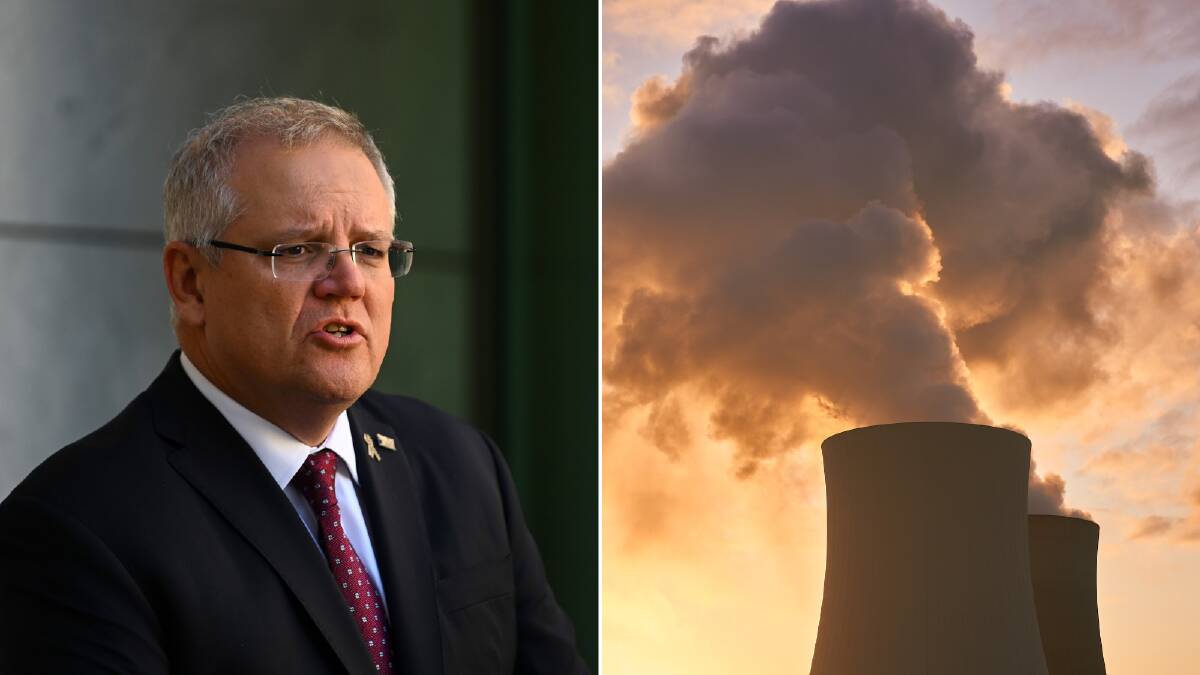 Australian Prime Minister Scott Morrison. Photo: Shutterstock. Right photo: File.