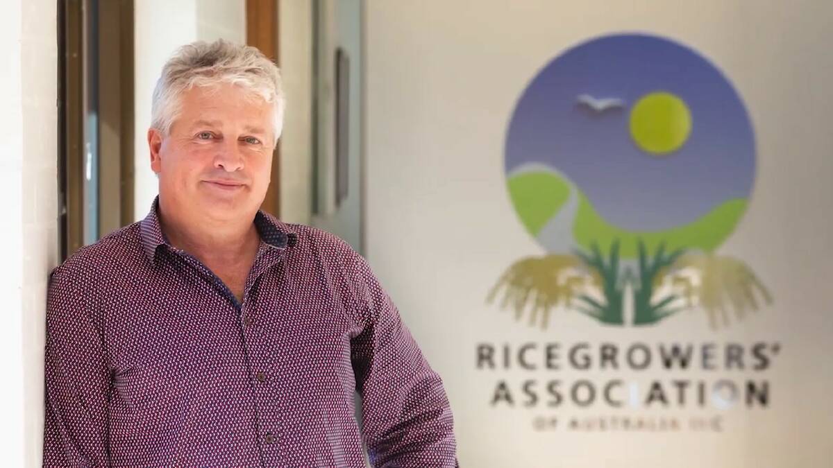Ricegrowers' Association of Australia executive director Graeme Kruger. 