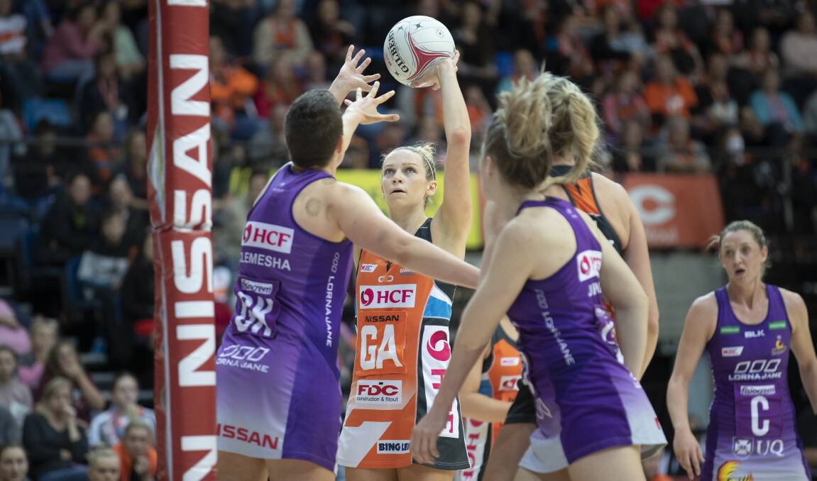 The Giants and Jo Harten won't return to the AIS Arena this year. Picture: Sitthixay Ditthavong