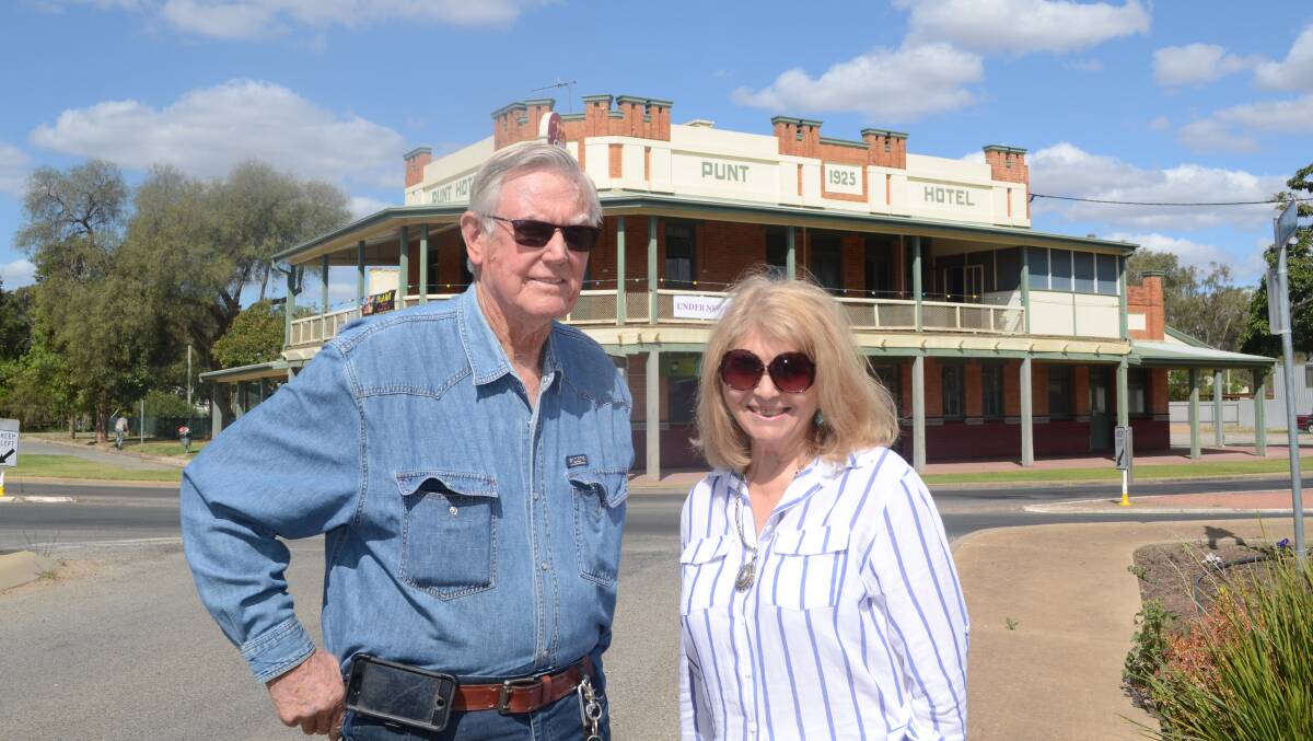 PUNTING FOR TOURISM: New owners of the Punt Hotel Bruce Gowrie-Smith and Marie Gowrie-Smith. PHOTO: Calhan Behrendt