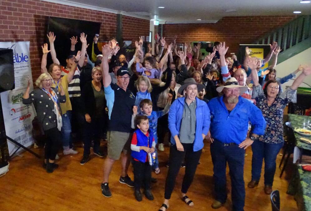 WHAT"S UP?: A crowd of Punt Hotel customers get in on the action as What's Up Downunder films ahead of their new season. PHOTO: Supplied