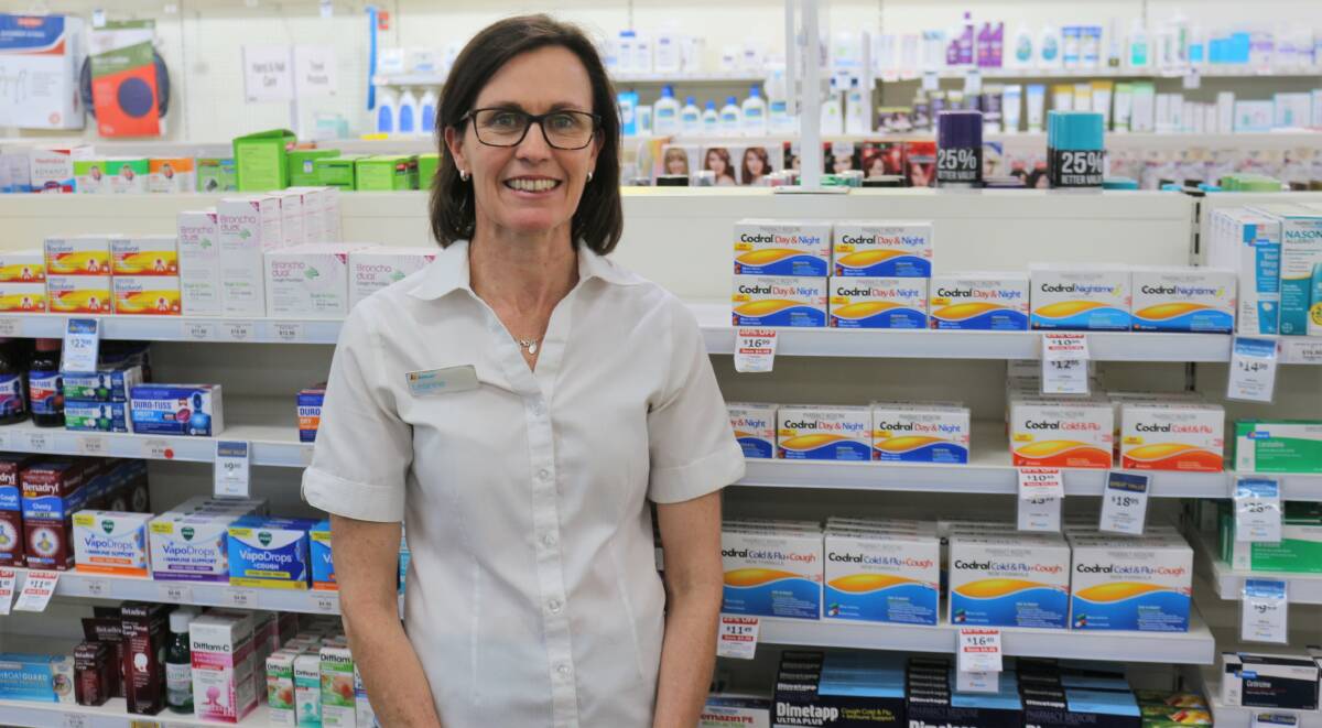 LONG FLU SEASON: Pharmacist Leanne Foley. PHOTO: Calhan Behrendt