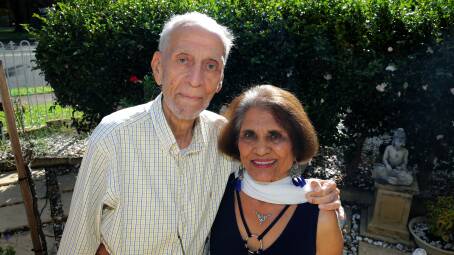 Grateful: Venilal and Manju Ghelani, of Sutherland, are grateful to their adoptive country. Picture: John Veage