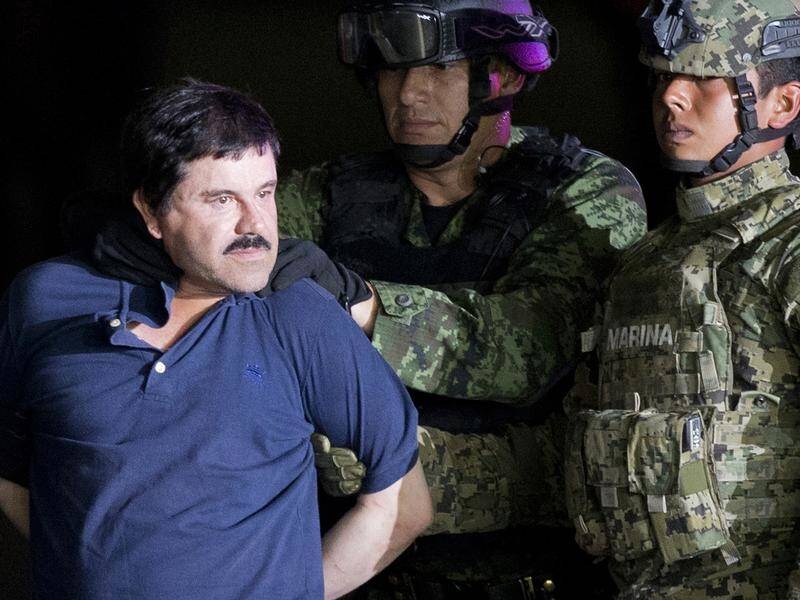 The sons of convicted drug boss Joaquin "El Chapo" Guzman have been charged with drug trafficking.