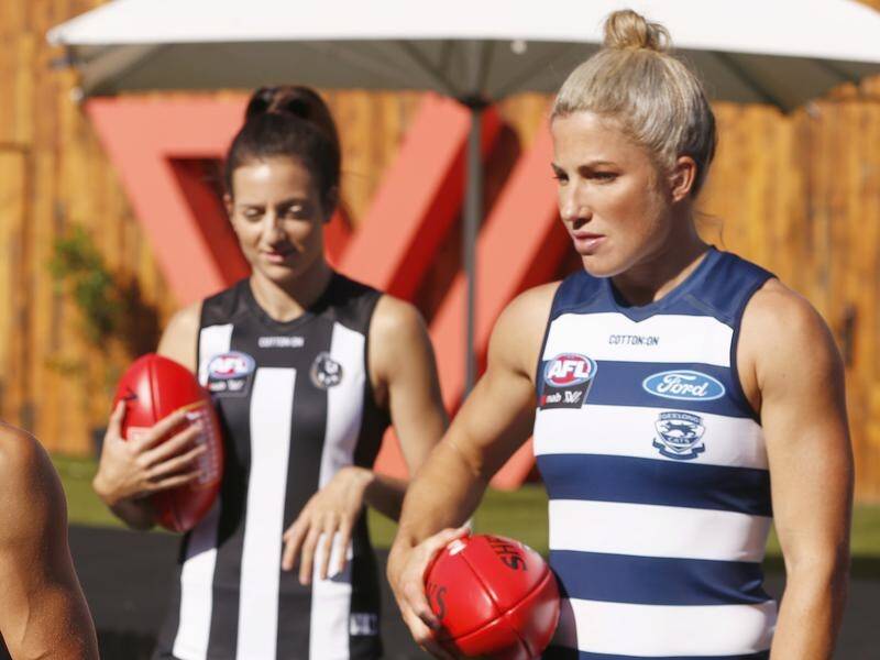 Melissa Hickey (right) says the Cats will be better for last week's loss to Adelaide.