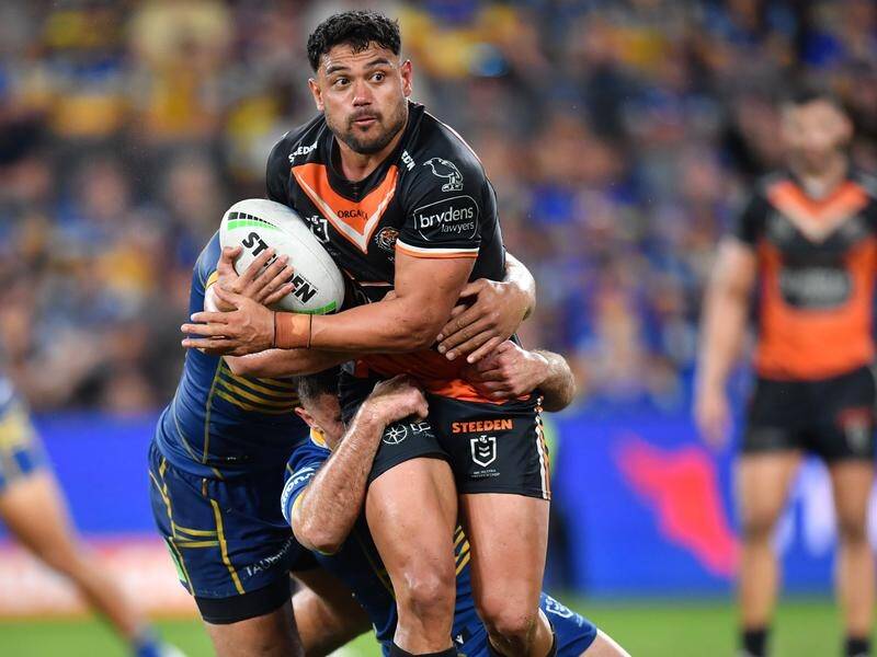 David Nofoaluma has been named in an extended Wests Tigers squad but is unlikely to play.