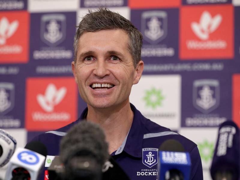 James Aish says Justin Longmuir (pic) becoming Fremantle AFL coach is a big reason behind his move.