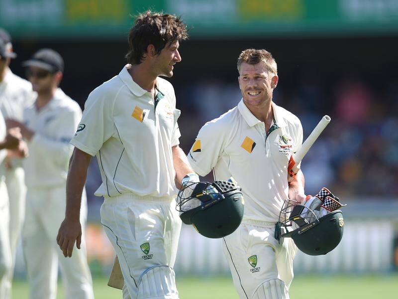 Joe Burns (l) and David Warner are set to be reunited for Australia's Test series against Pakistan.