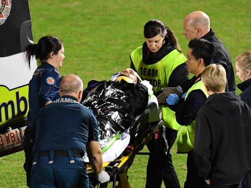 Luke Brattan has been cleared of serious injury after being taken to hospital during City's Cup win.