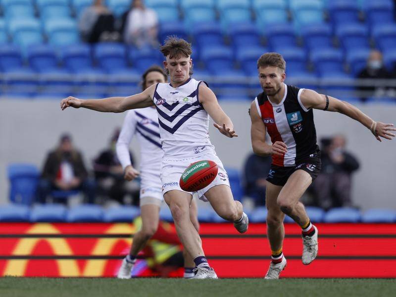 Fremantle star Caleb Serong says the Dockers can challenge for an AFL finals berth in 2022.