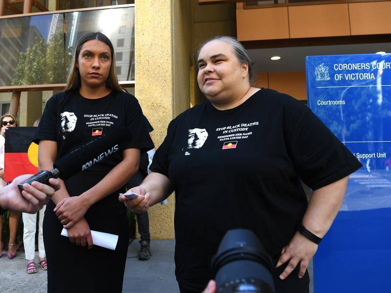 Belinda Day (right) says her family holds Victoria Police responsible for her mother's death.