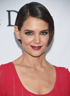 Katie Holmes attends the Clive Davis and Recording Academy Pre-GRAMMY Gala and GRAMMY Salute to Industry Icons Honoring Jay-Z on January 27, 2018 in New York City. Photo: AAP