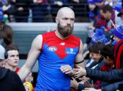 BIG LOSS: Melbourne will miss its skipper Max Gawn for the next month or so due to injury. Picture: Dylan Burns/AFL Photos via Getty Images
