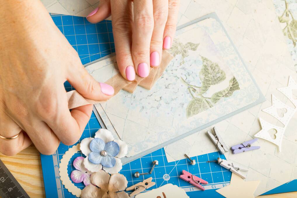 CREATE: Get creative and try scrapbooking at the Community Club on Saturday morning from 10.30pm.