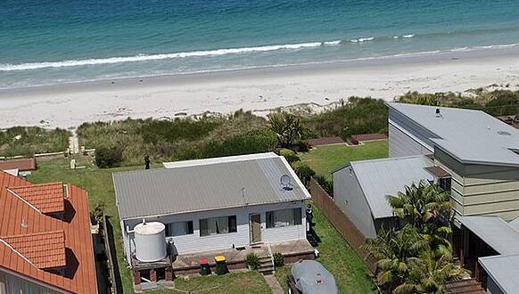 Beach front: The Callala Beach cottage where Cody Ward ran his online drug ring. Picture: NSW Police
