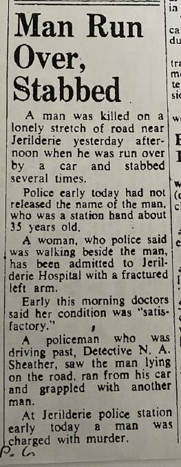 Initial news report of the murder, published October 1960. Source: Sydney Morning Herald