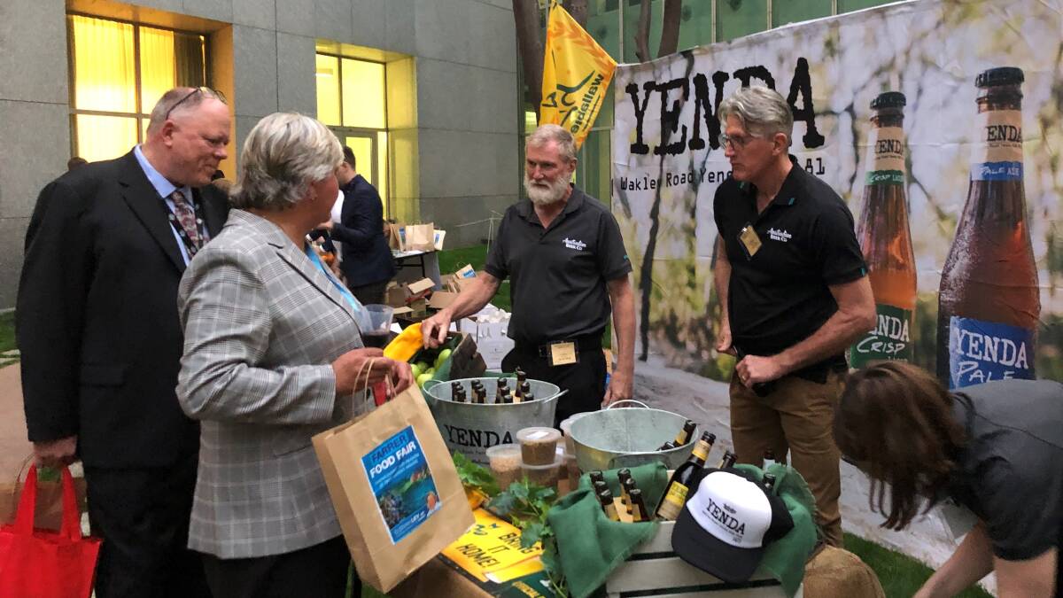TASTY TREATS: Member for Farrer Sussan Ley said the Farrer Food Fair was a highlight for those who work at Parliament House. PHOTO: Supplied