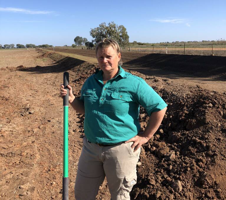 CARRIED OVER: Murrami irrigator Tanya Ginns is worried water from the Water for Fodder program won't be able to be carried over. PHOTO: Contributed