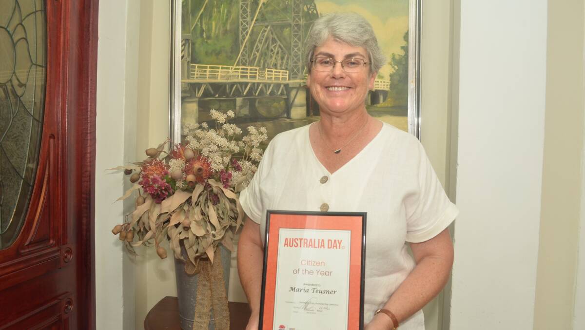 HONOUR: Maria Teusner is Darlington Point's Citizen of the Year for 2021. PHOTO: Declan Rurenga
